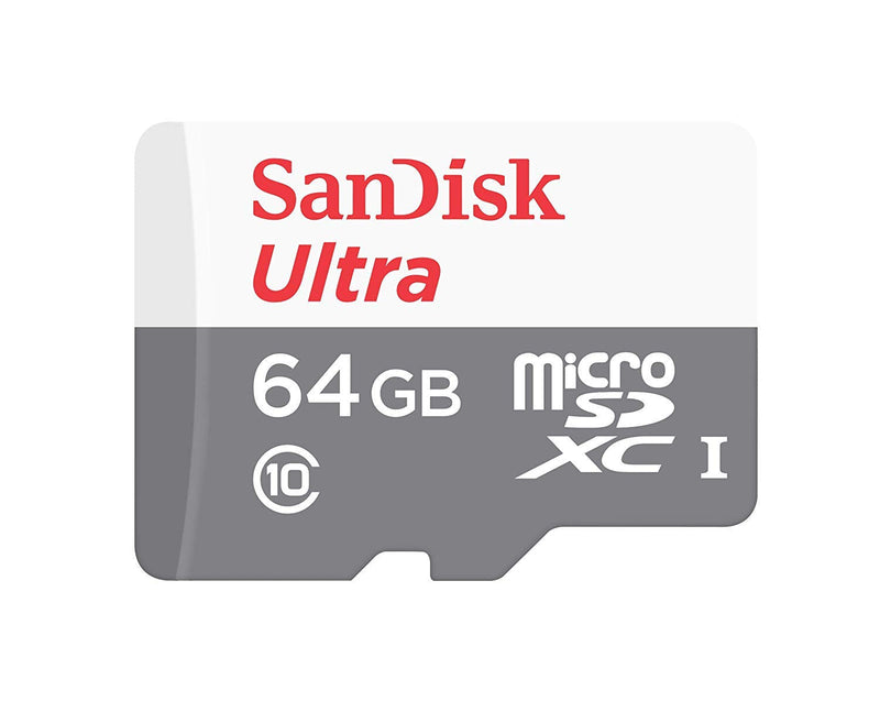 SanDisk Ultra 64GB microSDXC Memory Card (5 Pack) UHS-I Class 10 SDSQUNS-064G-GN3MN Bundle with (1) Everything But Stromboli 3.0 SD/TF Micro Card Reader