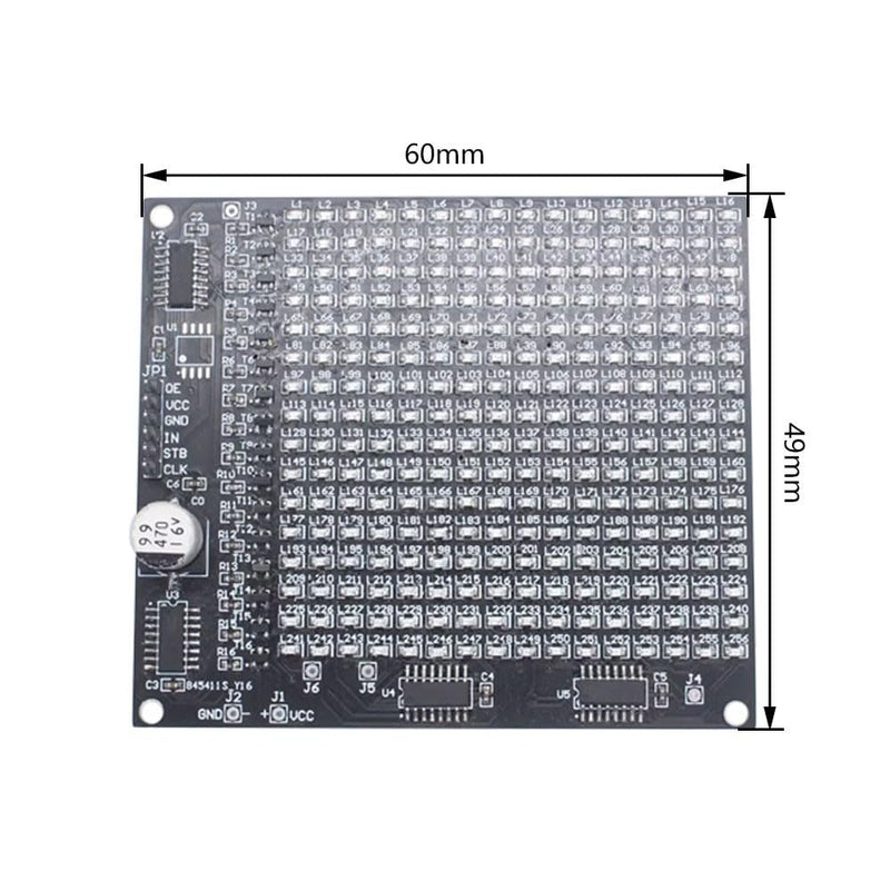 SMD Soldering Practice Board DX-TP17 256 SMD LED Advertising Screen Fun Component Soldering Practice Board Set