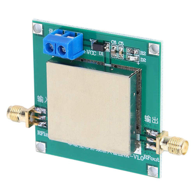 RF Amplifier, Low Noise RF Broadband Amplifier LNA (1-3000MHz Gain:20dB) 12V DC for Shortwave FM Broadcasting Remote Receiver