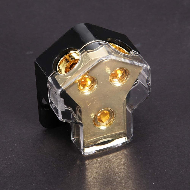 KSTE Car Audio Power Distribution 1 x 1GA In 2 x 4GA Out Block Splitter