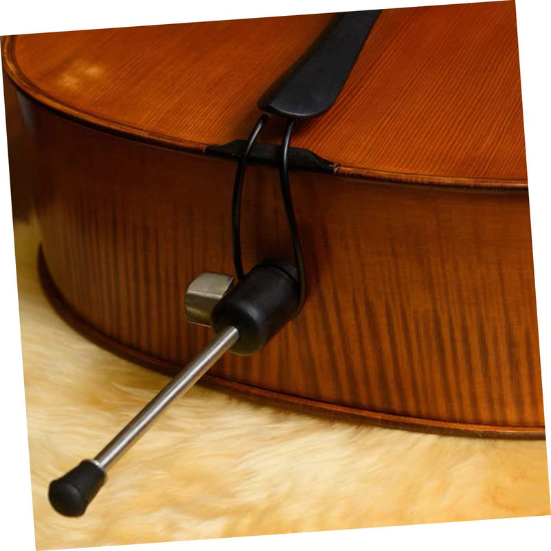 1pc Tail Post Support Rod Accessories for Instrument Endpin Accessory Stand Cello Tool Premium Cello Endpin Musical Instrument Accessory Rod Holder Stainless Steel Carbon Fiber