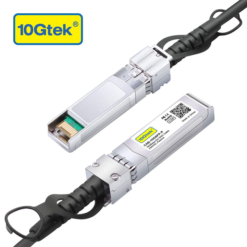 10G SFP+ DAC Twinax Cable, Passive, Compatible with Mikrotik S+DA0001, 1-Meter(3.3ft) 1m