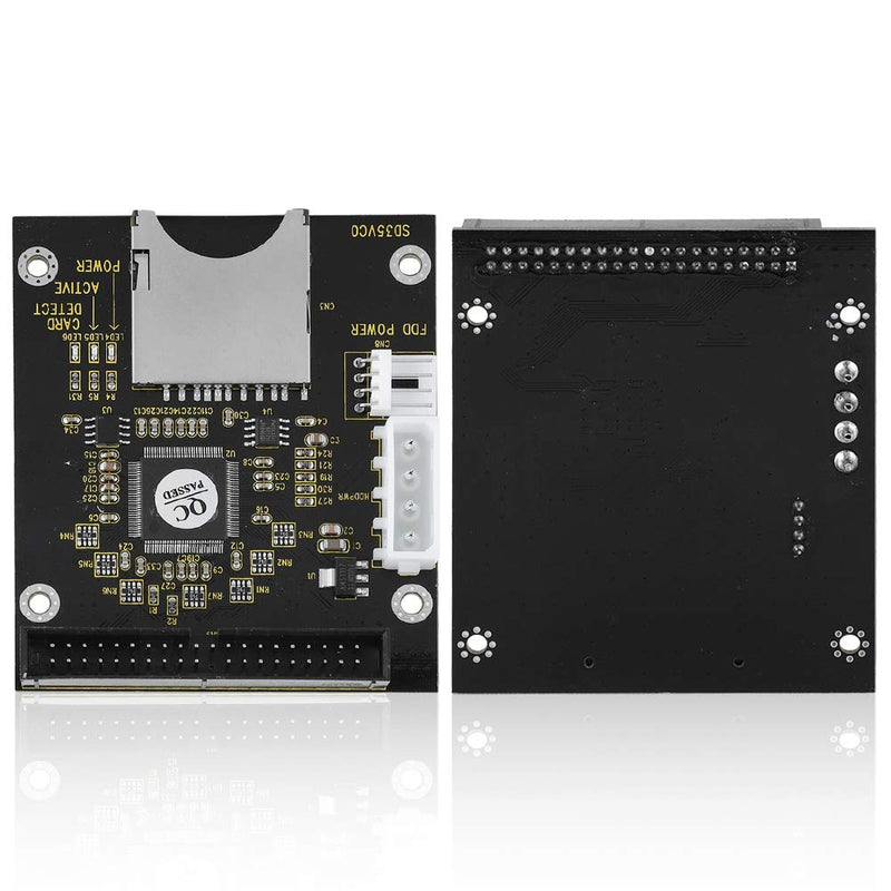 ASHATA SD Card to 2.5 Inch IDE Adapter,TF Memory Card to IDE 40Pin Male Adapter for DOS/Linux/Windows 98SE, Me, 2000, XP and for Vista.