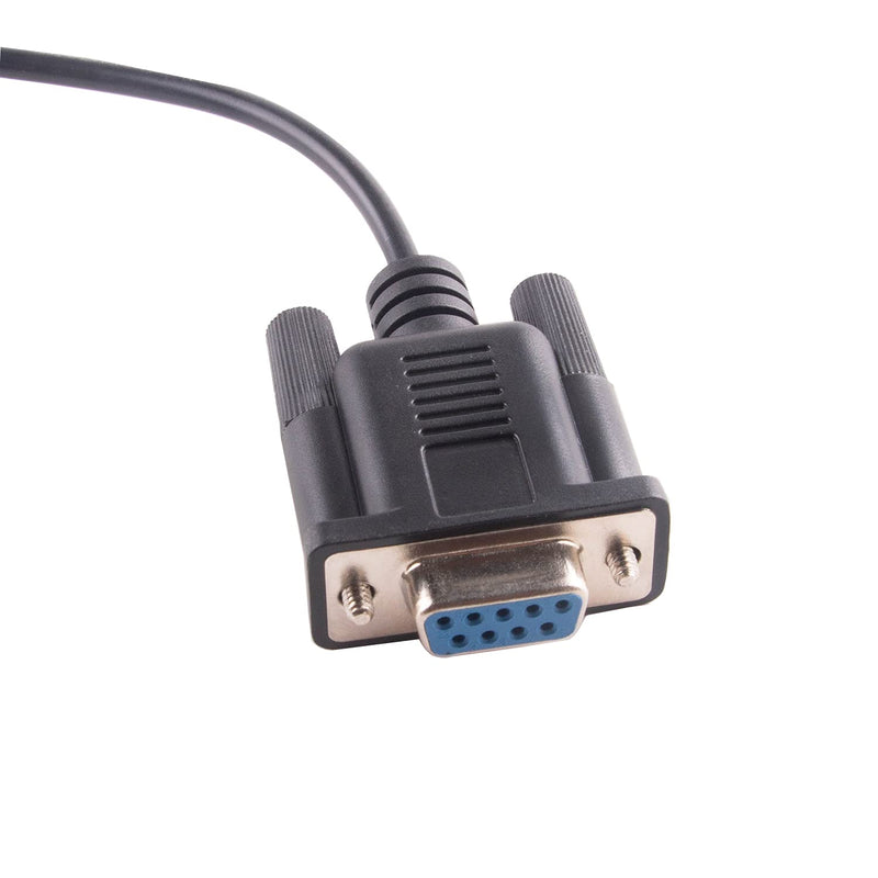 USB DB9 RS232 to RJ11 RJ12 Serial Cable for Leadshine Servo Stepper Motor DM432C DM442 DM556 6FT (DB9 to RJ12 - Without Chip) DB9 to RJ12 - Without Chip