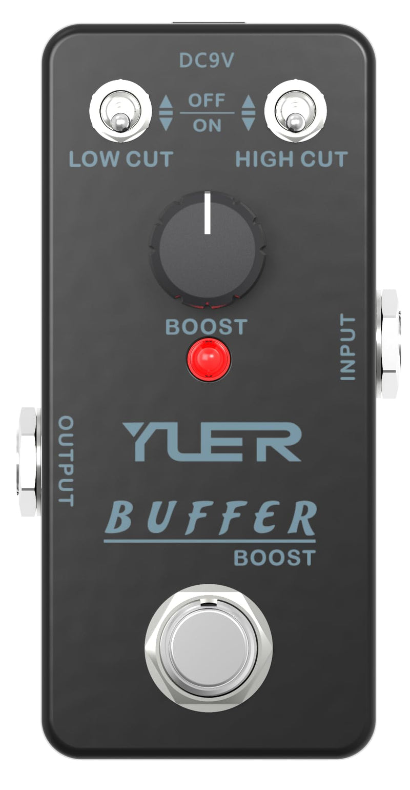 [AUSTRALIA] - BUFFER BOOST, Guitar Effects Pedal, Mini Single Type, True Bypass, DC 9V, for Electric Guitar and Bass 