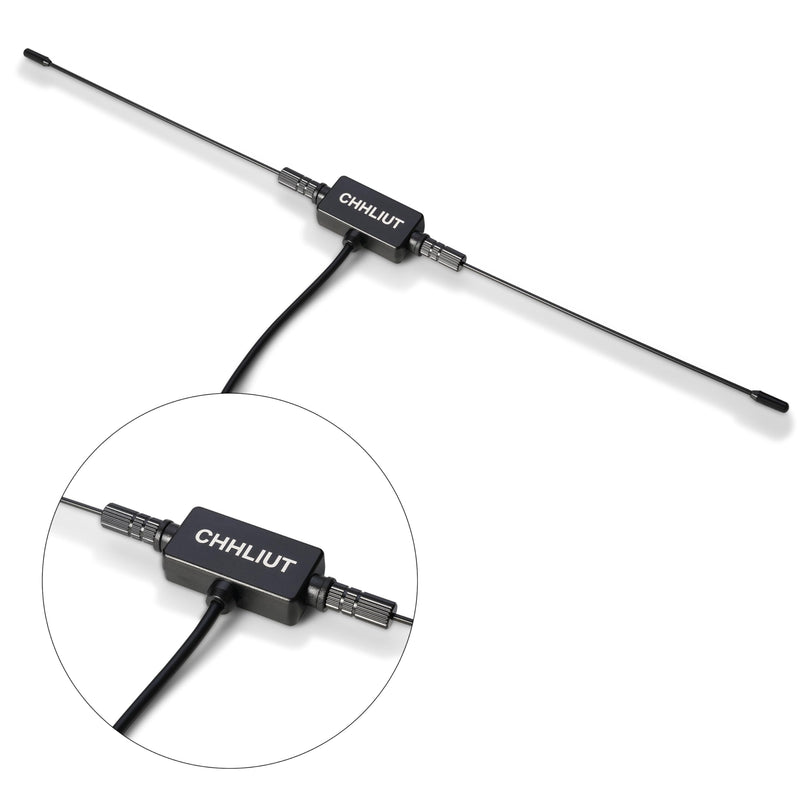 [AUSTRALIA] - Universal FM Radio Dipole Antenna, 75 Ohm, 16ft, Screw F Male Plug for Home AV Audio Stereo Receiver Indoor 