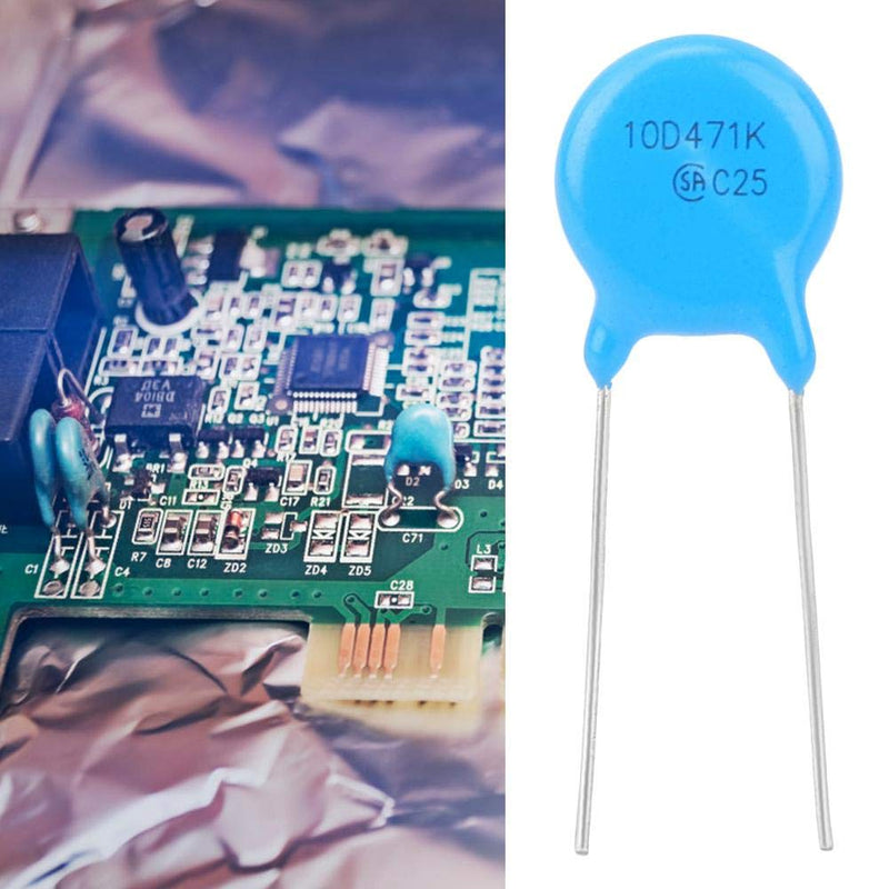 50pcs 10D471K Varistors, 10K471 10 mm Diameter 470 V Inline High Quality Varistors Electronic Component, Varistors Electronic Component