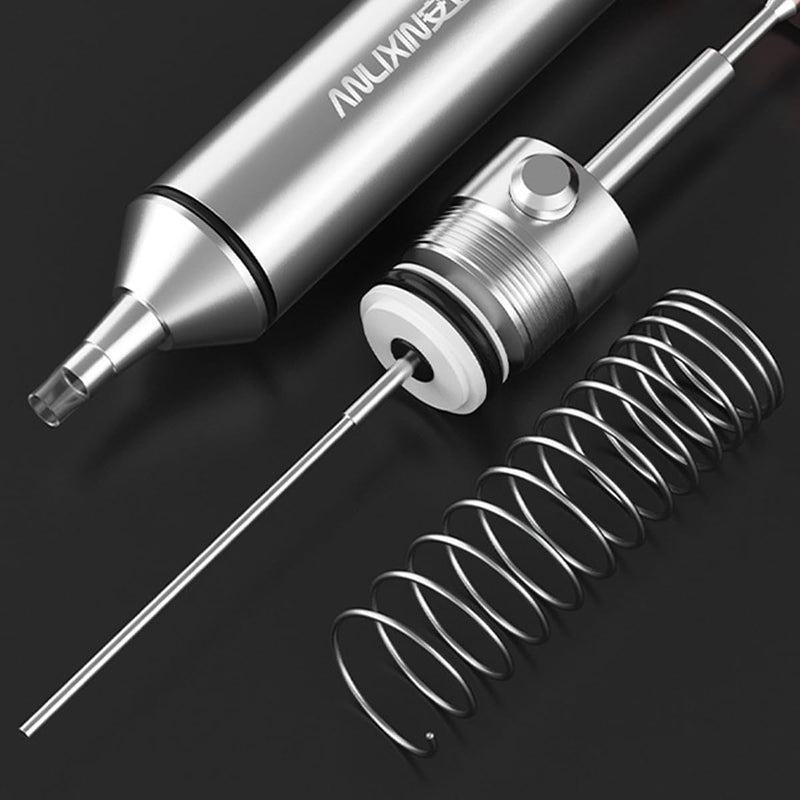Hsthe Sea All Metal Vacuum Soldering Suction Desoldering Pump, High Suction Power, High Temperature Resistance, Perfect Desoldering Tool for Soldering Removal