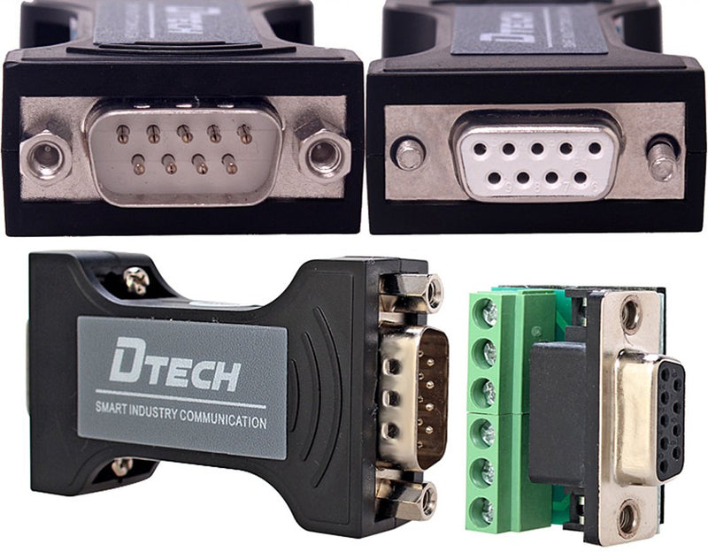 DTECH RS232 to RS485 / RS422 Serial Communication Data Converter Adapter Mini-Size