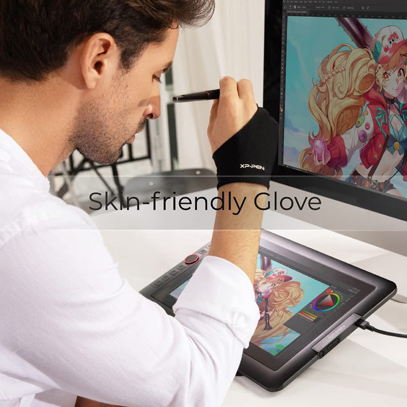 Drawing Tablet XPPen StarG640 Digital Graphic Tablet 6x4 Inch Art Tablet & XP-PEN Professional Artist Glove for Graphics Drawing Tablet