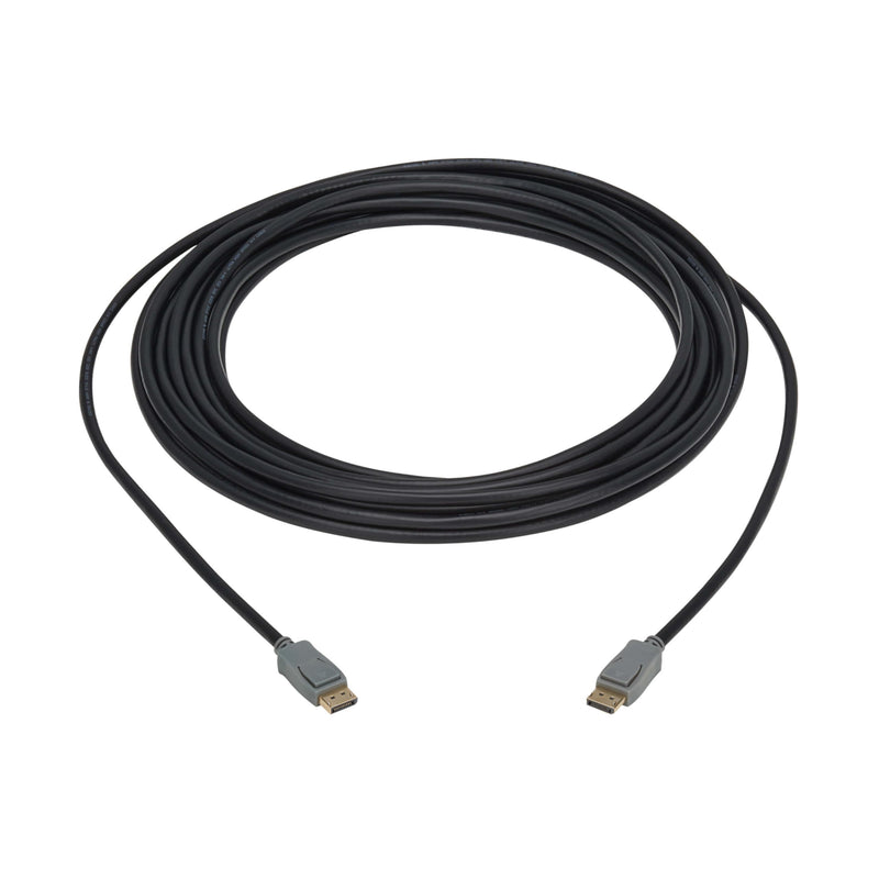 Eaton Tripp Lite Series Long DisplayPort Cable, 35ft / 10.7m, 4K@60Hz, Latching Connectors, Display Port 1.2, DP to DP (M/M), HBR2, 4:4:4, HDCP 2.2, Bidirectional, Gold-Plated Plugs (P580-035-4K6) 35 Feet