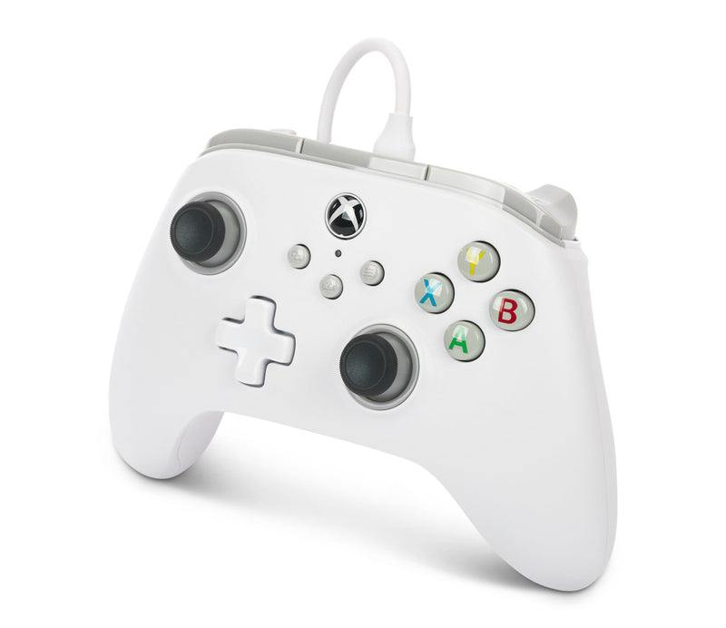 PowerA Wired Controller for Xbox Series X|S - White, gamepad, video game / gaming controller, works with Xbox One