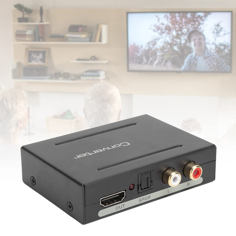 Extractor, Optical Splier, 4K Splier, Suitable for Helpin to Adjust and Stabilise Volume(Black Color) Black