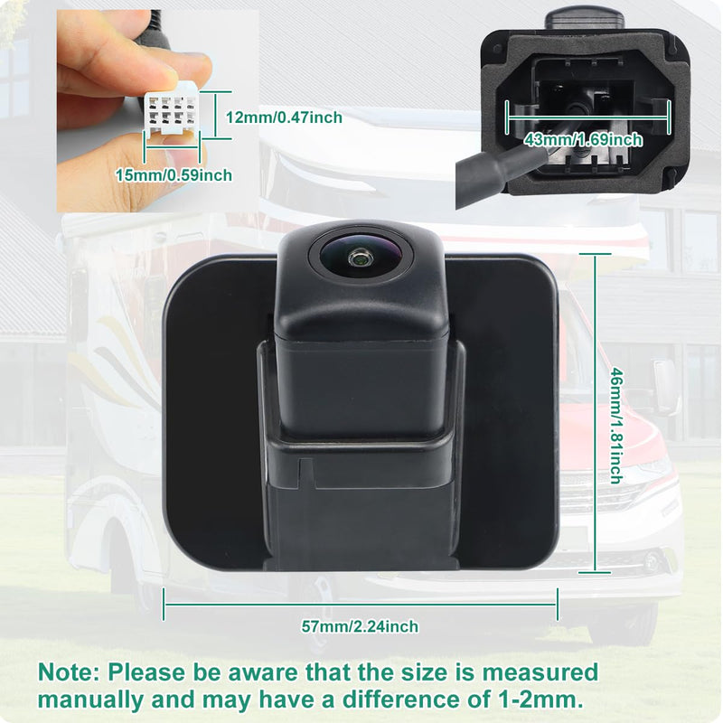 39530-T2A-A31 OE Backup Camera Replacement for Honda Accord Sedan 2014-2017, GreenYi Reverse Rear Park Assist Camera Replaces 39530-T2A-A21 39530-T2A-U110-M2 590-440