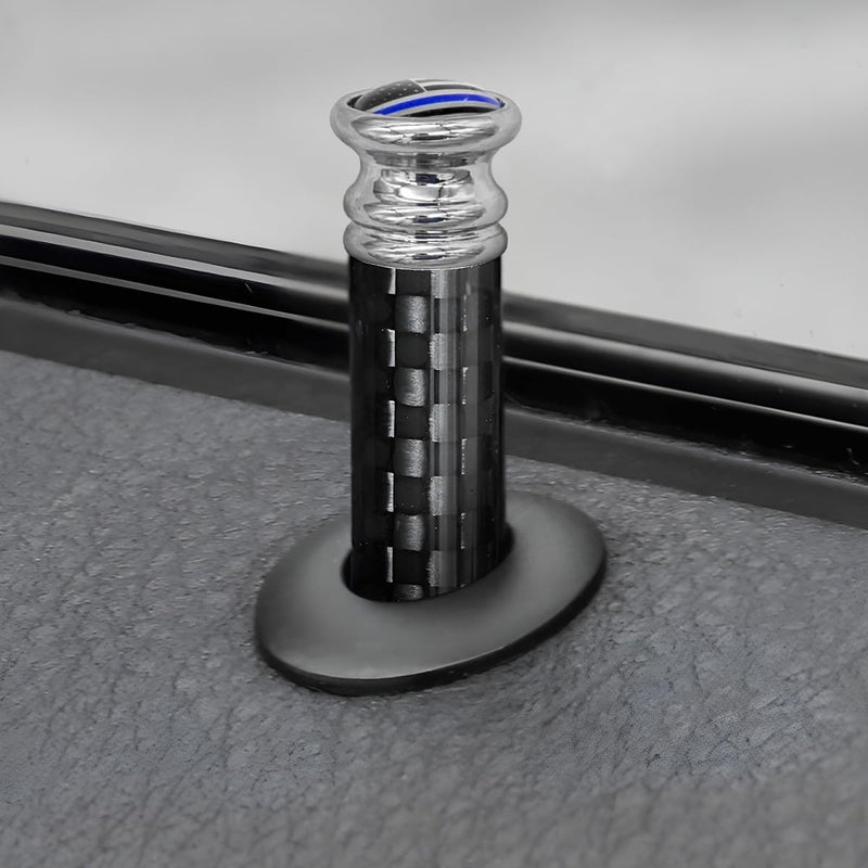 [AUSTRALIA] - Moly Magnolia 4PCS Car Door Lock Knobs, American Flag Carbon Fiber Door Lock Pin Cover, Decorative Modification Door Lock Bolt Pin Cover, Auto Accessories Universal for SUV, Truck, Van (Style C) Blue Flag 
