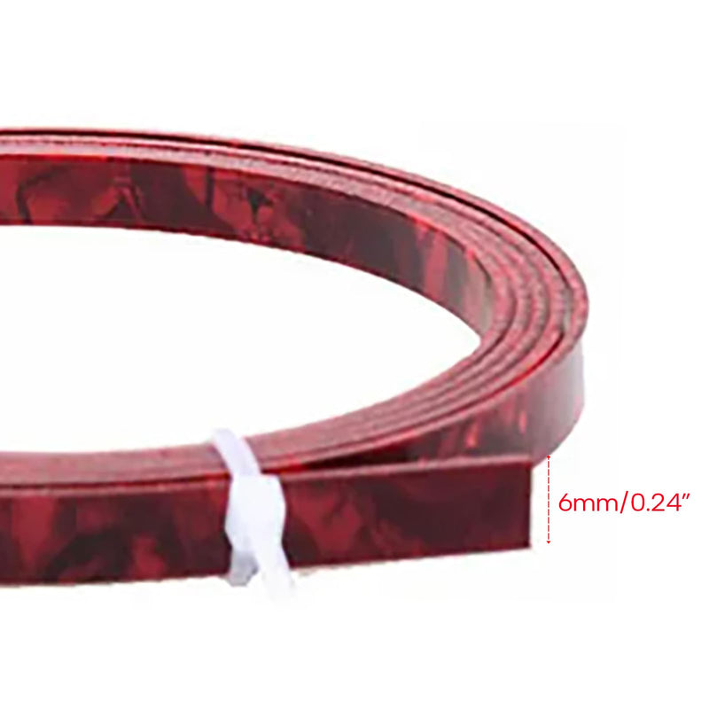 [AUSTRALIA] - Guitar Binding Purfling Edging Strips Guitar Trim Decorations Acoustic Guitar Edging Strips Guitar Decals Accessories Guitar Parts And Accessories white pearl 