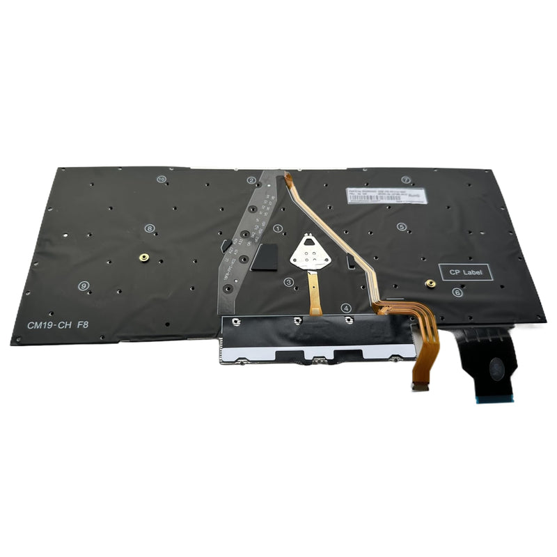 Laptop Replacement US Layout with Backlit Keyboard for Lenovo ThinkPad X1 Carbon Gen 7th 2019 X1 Carbon Gen 8th 2020 Type 20QD 20QE 20R1 20R2 X1 Yoga Gen 4 2019 & X1 Yoga Gen 5 2020 CS19BL-84US