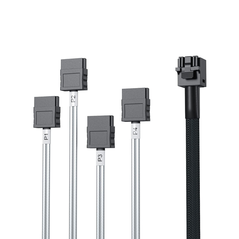 Internal Mini SAS HD SFF-8643 to 4X SATA (7pin) Hard Disk Data Server Raid Cable, 0.5-Meter (1.64 ft), 6 Gbit/s, for Motherboard, Controller, Hard Drive 0.5m(1.6ft) 1