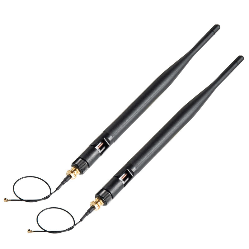 915MHz LoRa Antenna with SMA Male Connector for Meshtastic LORA32 915MHz ESP32 LoRa OLED Board + 15cm IPEX Extension Cable（2 Sets）, Eifagur