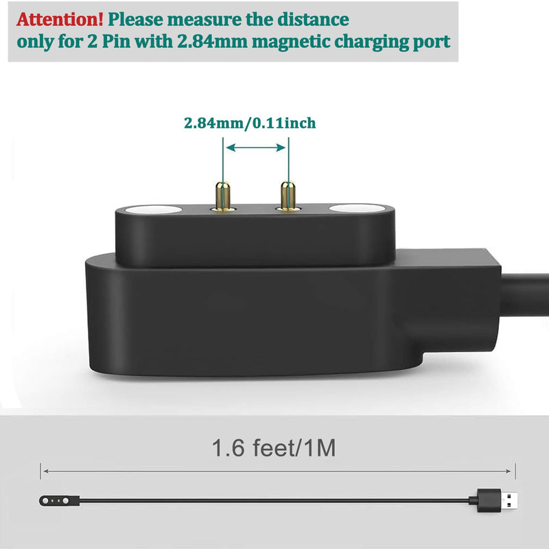 Mugust Charger for VeryFit Smart Watch - IDW26, IDW25, IDW23, IDW21, IDW19, IDW17, IDW16, IDW15, IDW13, ID205L, ID206-1.6ft USB C Magnetic Charging Cable