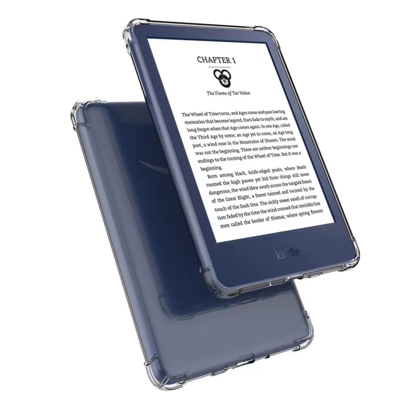 Clear Case Compatible for 6" Kindle 11th Generation 2022 Release (NOT FIT Kindle Paperwhite/Oasis),Thin Slim Soft Flexible Silicone TPU Rubber Cover for Kindle 11th Gen 2022 (Transparent) Transparent