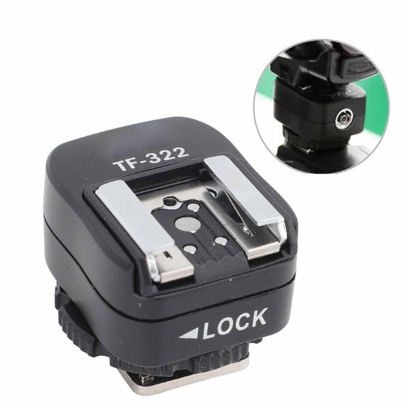 [AUSTRALIA] - Flash Hot Shoe Sync Adapter with Extra PC Sync Port for Camera, Pure Copper Interface, TTL Flash Hot Shoe Converter 