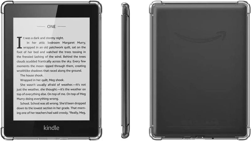 Clear Case for (2019 Release) 6" Kindle 10th Generation, [Lightweight] Silicone Thin Slim Protective Back Cover Skin Bumper for Kindle 10th Gen 2019 (Not Fit Kindle Paperwhite) (Transparent) Transparent
