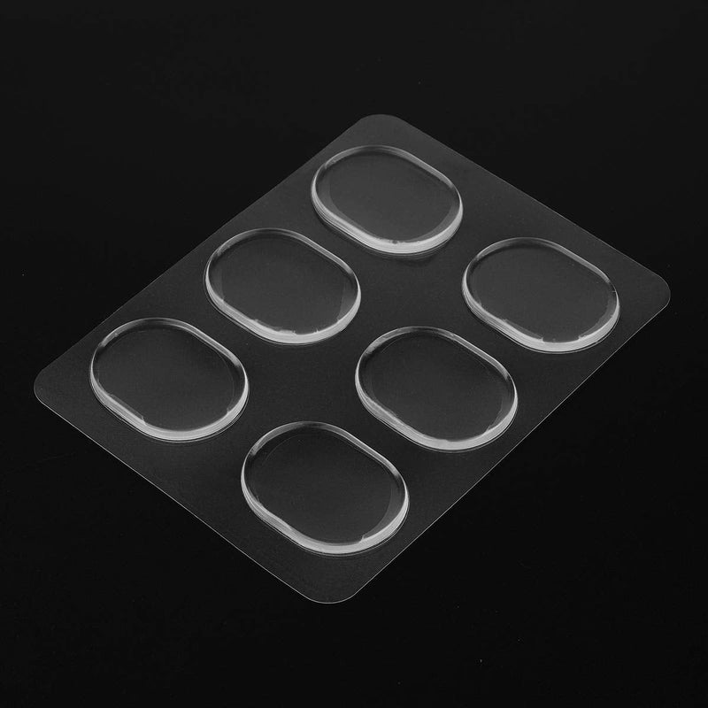 Eison Drum Damper Gel Pads Silicone Drum Dampeners Drum Silencers for Drums Tone Control- Clear 12Pieces 12Pack