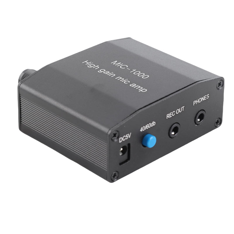 DC 5V Microphone Amplifier Mic Audio Amp High Gain 1000 Times Amplification Accessory Set Kit