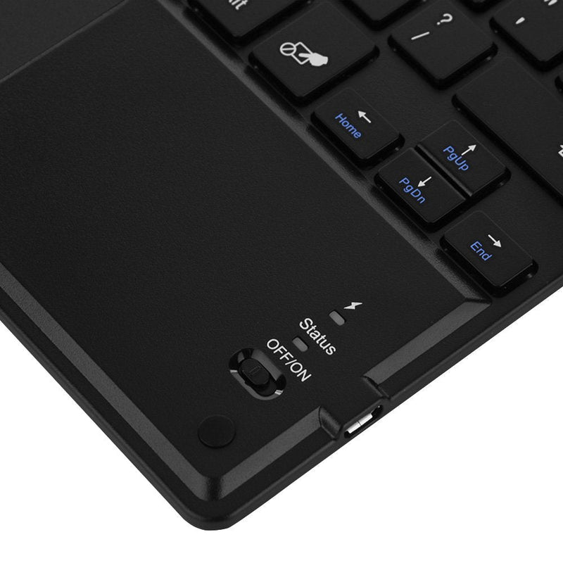 Ultra-Slim Bluetooth Keyboard, Portable Wireless Bluetooth Keyboard with Touchpad for Windows PC Android Phone Tablet