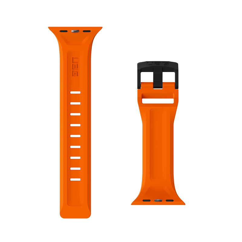 URBAN ARMOR GEAR UAG Compatible with Apple Watch Band 49/46/45/44mm & 42/41/40mm iWatch Series Ultra 3/Ultra 2/Ultra/4-11/SE3/SE2/SE Scout Watch Strap Orange Casual Solid