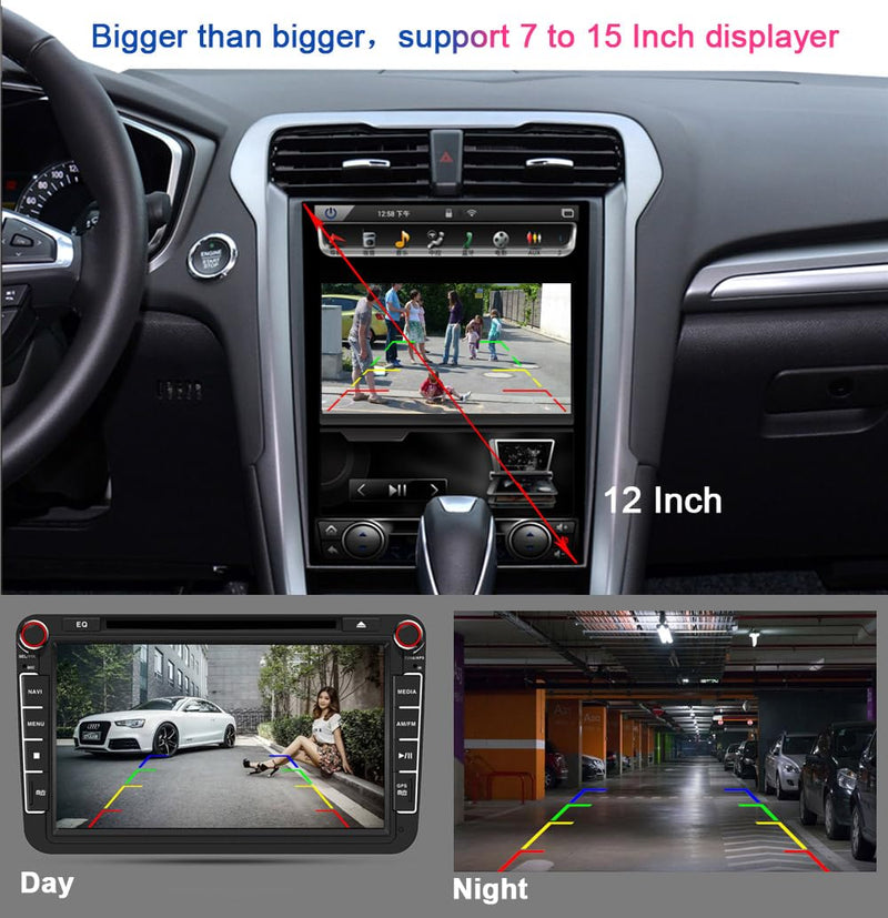 HD CCD Color Camera Waterproof Vehicle Car Rear View Backup Camera for BMW 3er E46 Coupe Touring Limo Compact Limousine Convertible 4D 5D 316i 318i 320d 323i 328i 330ci 325xi 1998-2005 No.7021
