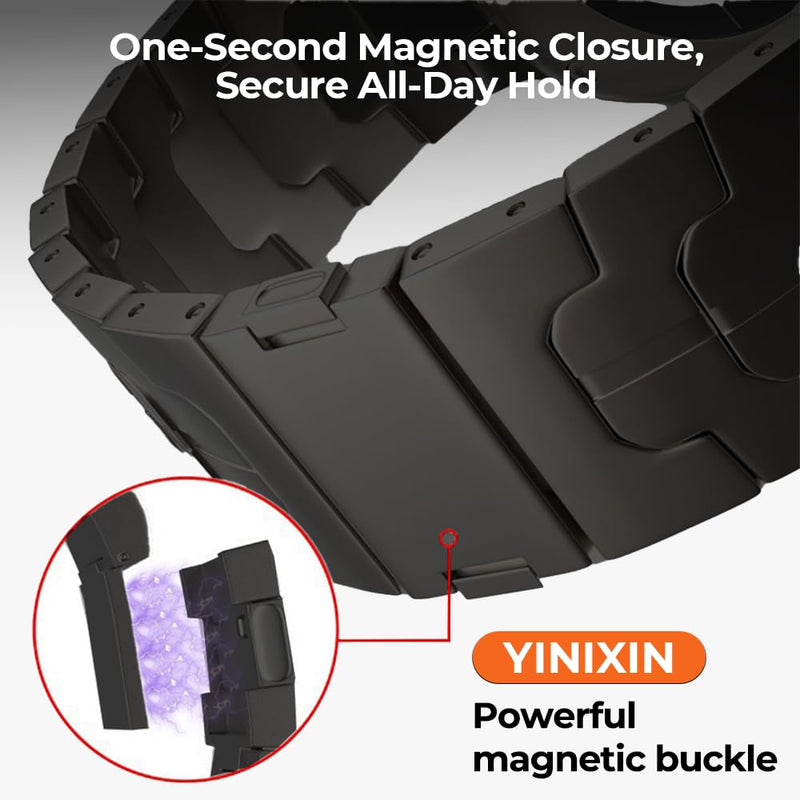 Titanium Metal Band for Pixel Watch 4 3 45/41mm & Pixel Watch 2 1 | Magnetic Buckle,40% Lighter than Steel,Hypoallergenic,Corrosion Resistance,Fits wrists 6.3''-9'',Length Adjustable,Men Women silver pixel watch 4/3/2/1 41mm