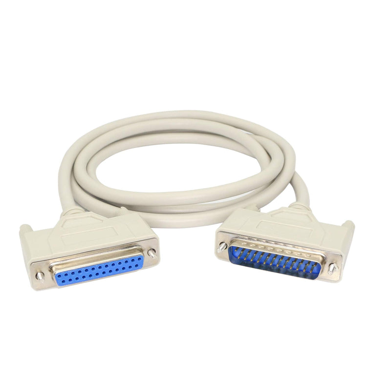 [AUSTRALIA] - 4.5 Feet DB25 Male to Female Parallel Printer Cable YOUCHENG for The Connection Between a Computer with DB25 Female Interface and The Printer 