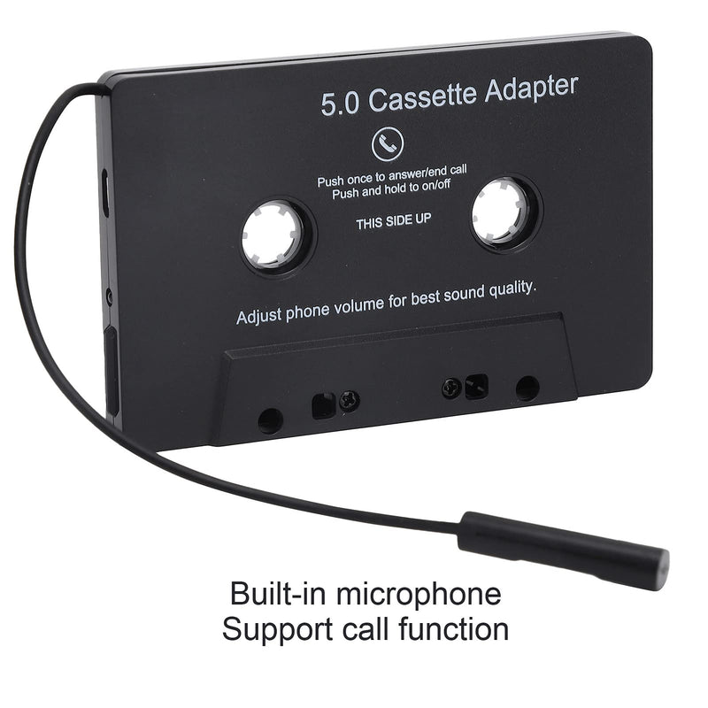 Car Bluetooth Cassette Adapter, ABS Plastic Bluetooth Tape Converter MP3 Player Audio Converter for Car