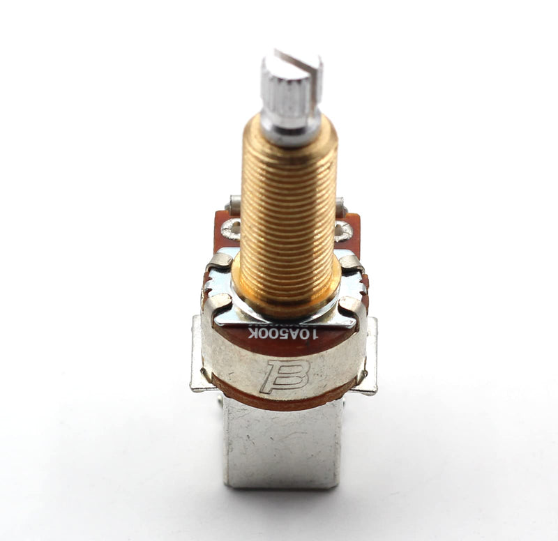 [AUSTRALIA] - Pair (2X) Bourns 500K Push/Pull Audio Taper LONG (3/4" bushing) Split Shaft Potentiometer 