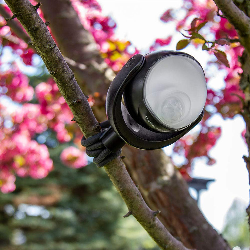[AUSTRALIA] - Limitless Innovations Lumenology Portable LED Motion Sensor Light Provides 148 Lumens with a 13 ft Detectable Range and Flexible Tripod Base with Magnetic Option – Indoor/Outdoor (Black) Black 