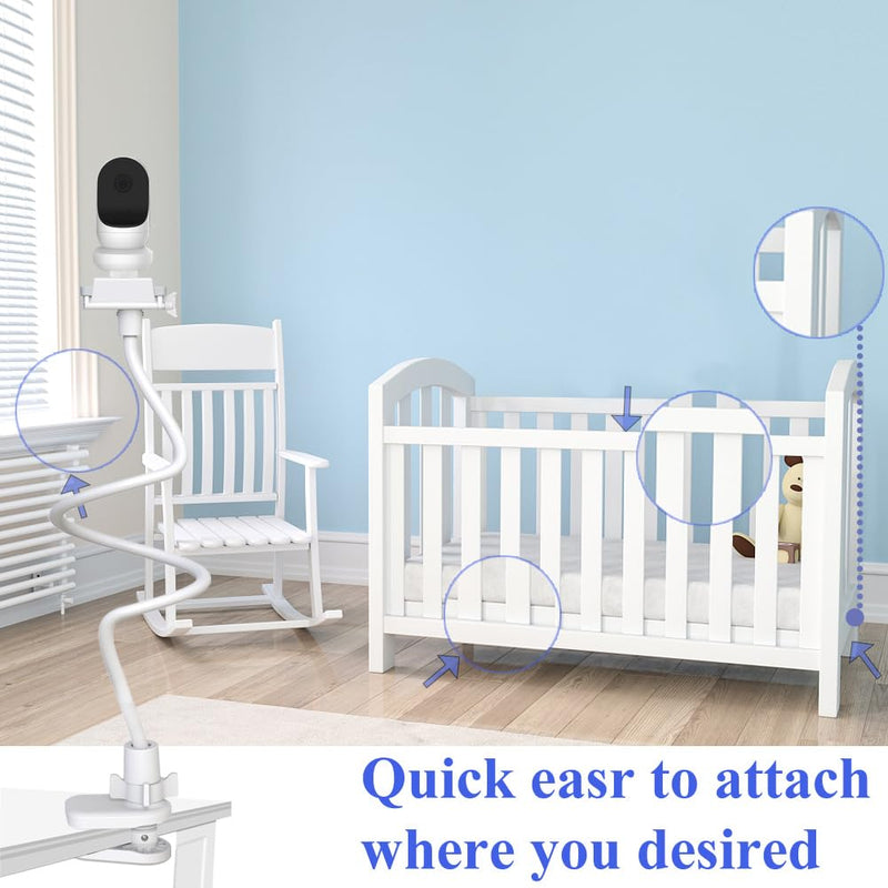 Baby Monitor Holder Mount for Owlet Cam Dream Sight (Gen 3)/Dream Duo (Gen 2)/Cam (Gen2)/ (Gen 1) 33" for Owlet Baby Monitor