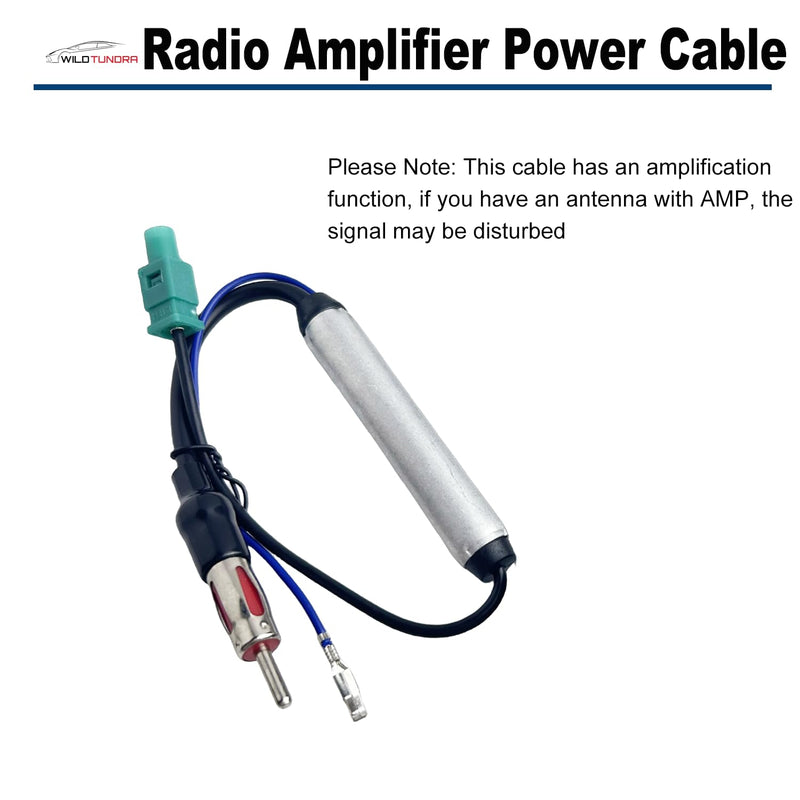 Radio Wiring Harness for Chrysler 2015-2020 Dodge 2013-2016 Jeep 2014-2020 Ram 2013-2019, 52Pin Aftermarket Car Stereo Wiring Harness Install Kit with Antenna Adapter for Pacifica Dart Grand Cherokee 52-Pin, with AMP Antenna Adapter