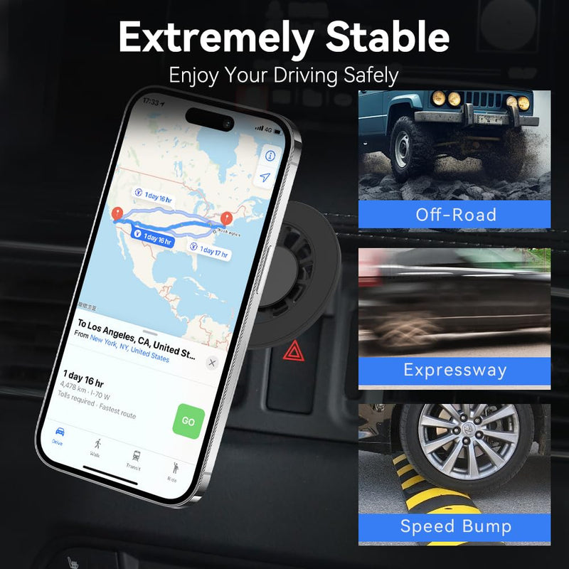CLEC Fit for Magsafe Car Mount for Mazda CX-5 2017-2025 Car Phone Mount[Strong Magnetic] Magnetic Car Phone Holder for iPhone 17 16 15 14 13 12 Series MagSafe Case All Phones