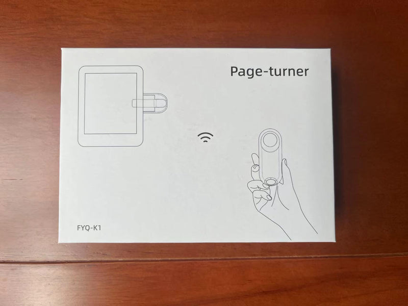 RF Remote Control Page Turner for Kindle Paperwhite Accessories Ipad Reading Kobo Surface Comics/Novels iPhone Tablets Android Taking Photos Camera Video Recording Remote Triggers Black