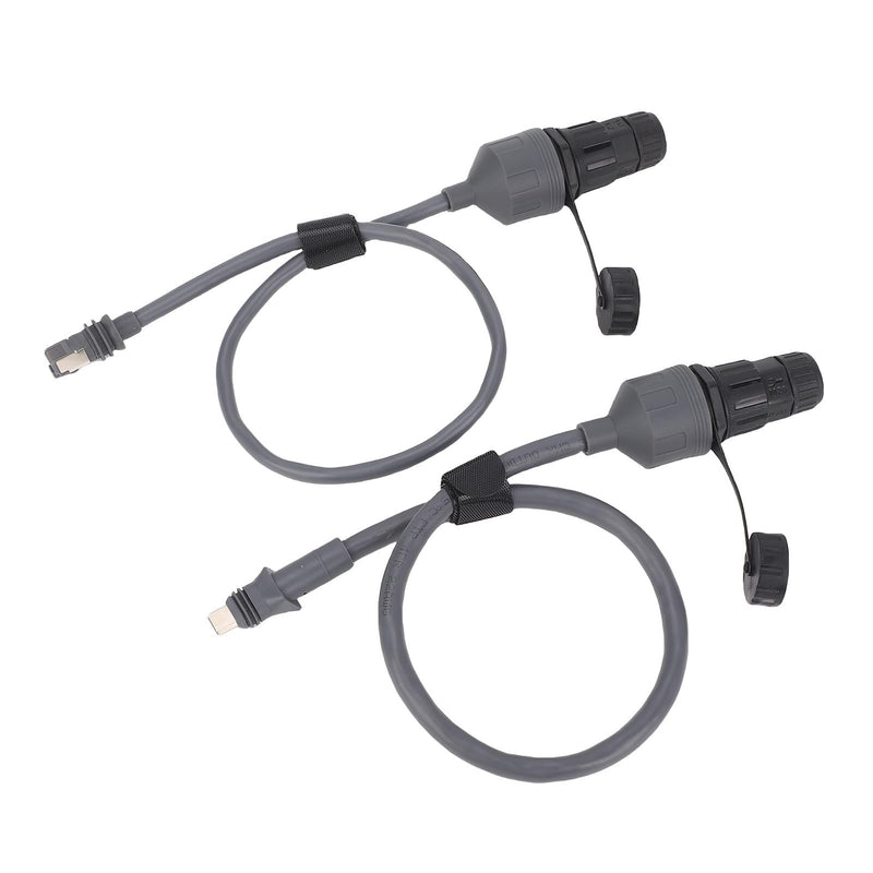 SPX to RJ45 Ethernet Adapter 2 Pack, 1200Mbps IP68 Waterproof, 22AWG Copper Wire T568B Female RJ45 Coupler for Enterprise Antenna Router Direct Connection
