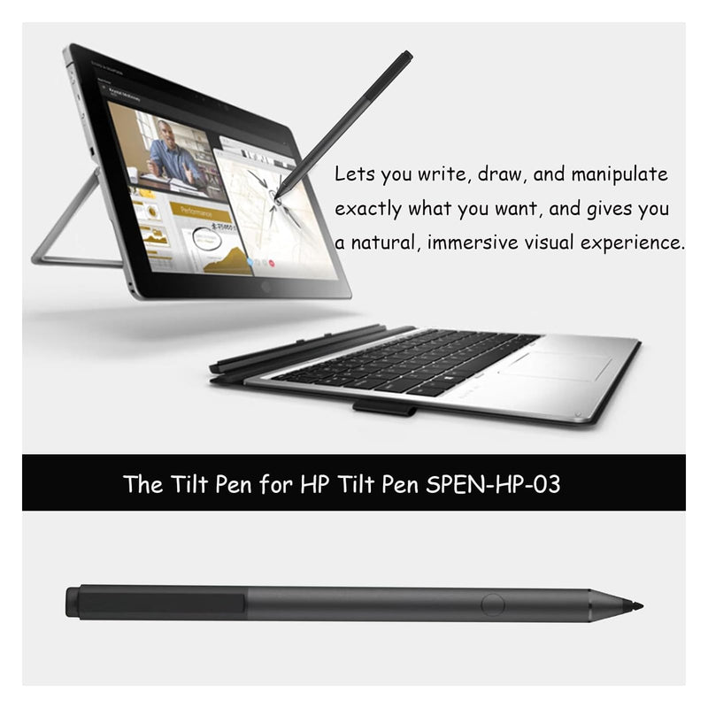 Tilt Pen for HP Tilt Pen SPEN-HP-03(2MY21AA) Compatible with HP Spectre X360/Envy X360/Pavilion X360 Laptop for Window 10