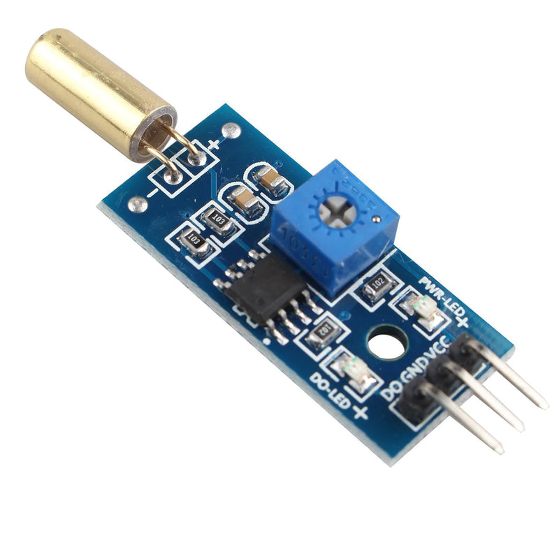 HALJIA 5Pcs SW-520D Angle Sensor Board Tilt Sensor Module High Sensitivity SW520D