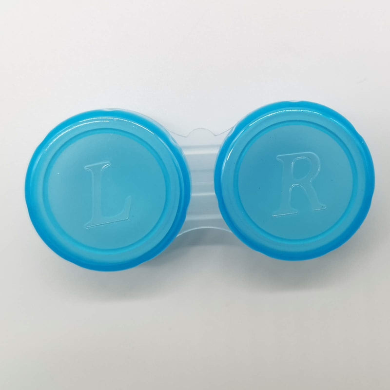 60PCS Contact Lens Cases Contact Lens Holder Box Left/Right Eyes Contact Lens Container, 6 Colors