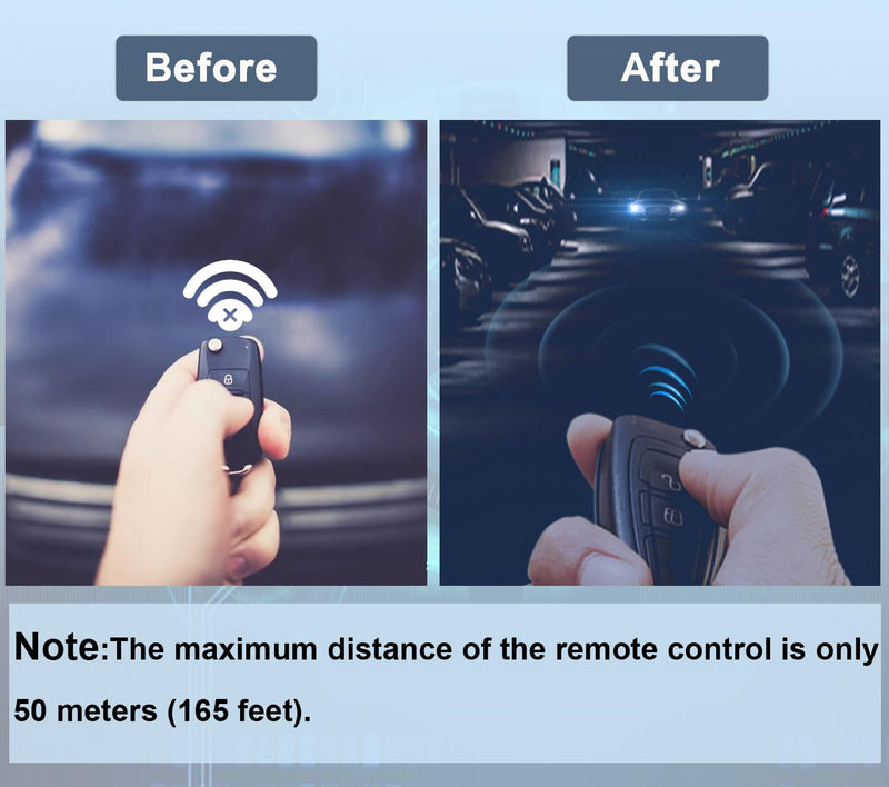 (2 Pack CR2032 Key fob Battery Replacement for Jeep Dodge Chrysler Key fob Prox fits 2008-2022 Case Shell 300 Challenger Dart Durango Grand Caravan Journey RAM Cherokee Routan Town