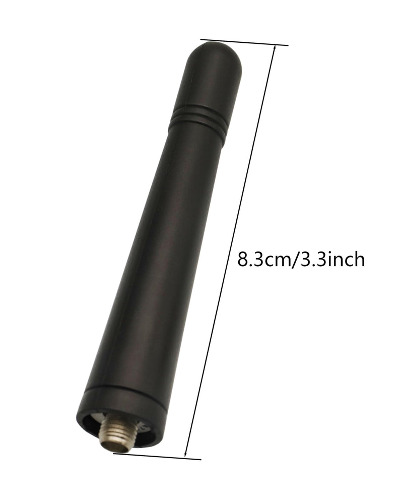 [AUSTRALIA] - KRA-23 UHF 400-470MHz Stubby Antenna Compatible with Kenwood TK-380 TK-390 TK-3140 TK-3160 TK-3180 TK-3360 TK-3202 TK-3207 TK-3217 TK-3302 TK-3300 TK-3306 TK-5320 3.3Inch (10 Pack) 