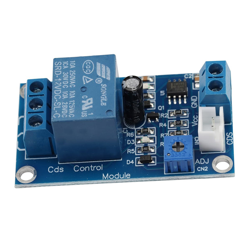 Heevhas 3pcs DC 12V XH-M131 Light Control Module Light Control Relay Light Switch Light Sensitive Resistance Module Detection Sensors Automatic Light Switch with Cable