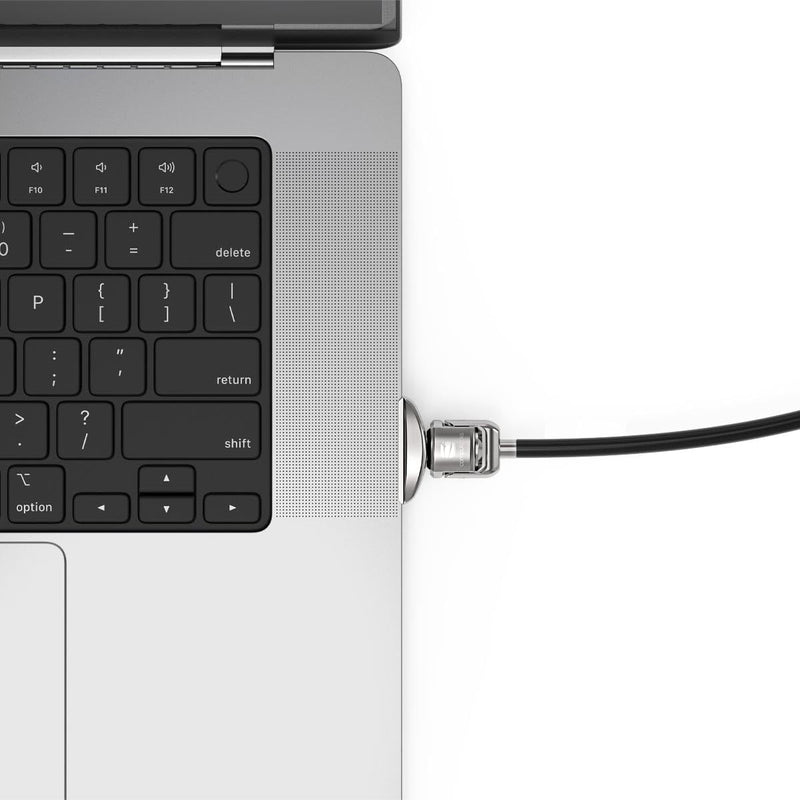 Compulocks Ledge Adapter for MacBook Pro 16-inch (M1/M2/M3/M4/M5) with Keyed Cable Lock | Secure aluminum MacBook security lock by Compulocks Keyed Lock