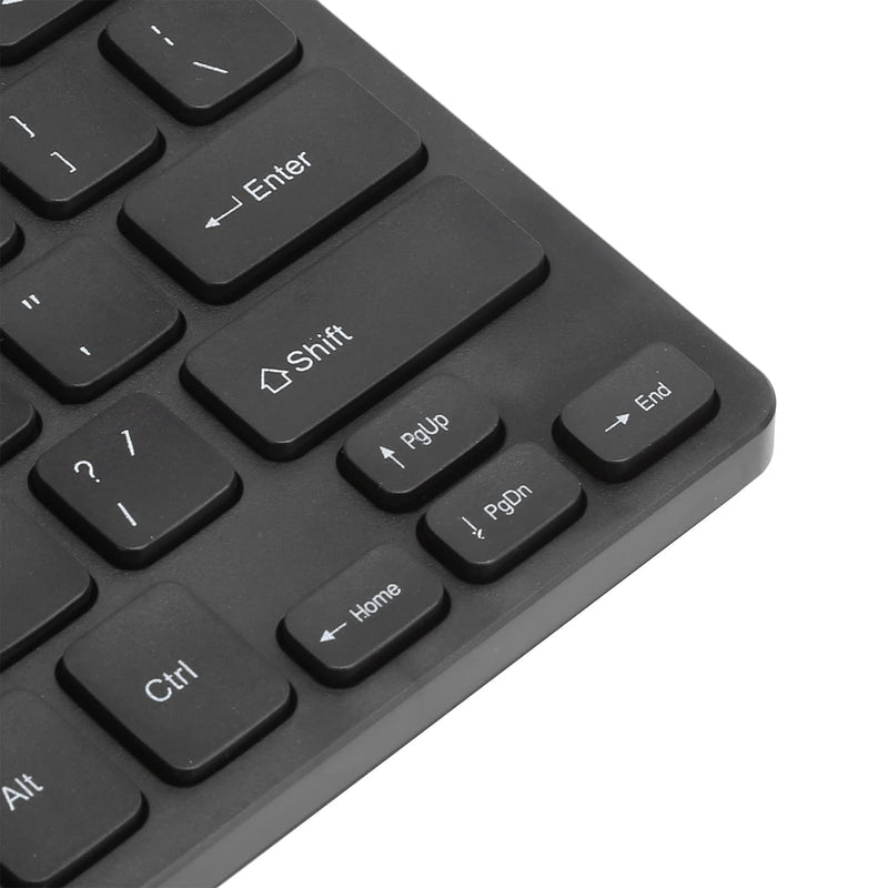 K1000 Wired USB Mini Keyboard, Waterproof Portable Keyboard Wired, Save Space, Plug and Play Compact Small Keyboard for Win PC